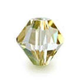 5328 Swarovski xilion bicone crystal luminous green 6mm (10)