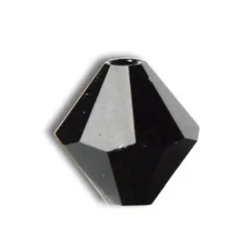 5328 Swarovski xilion bicone jet hematite 6mm (10)