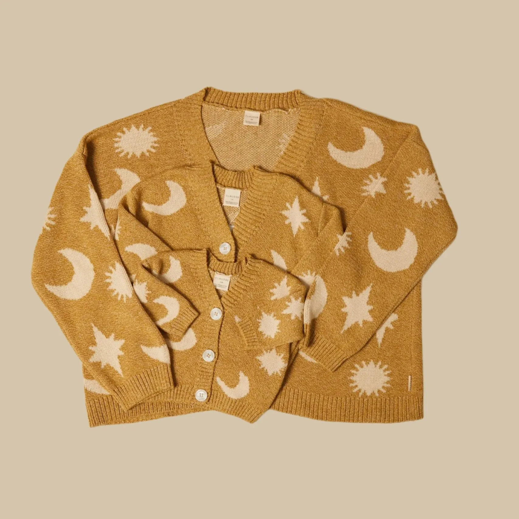 Adult Cozmo Golden Cropped Cardigan