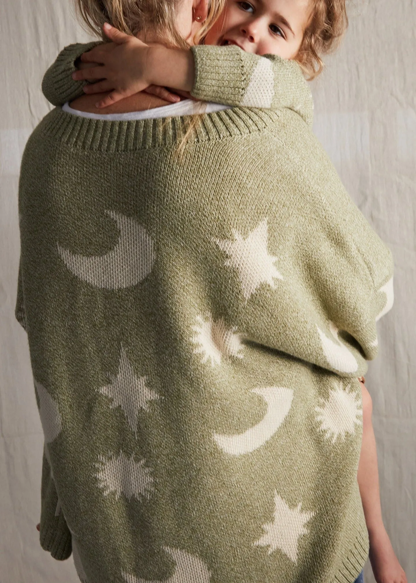 Adult Moon Sweater - Nordic Green