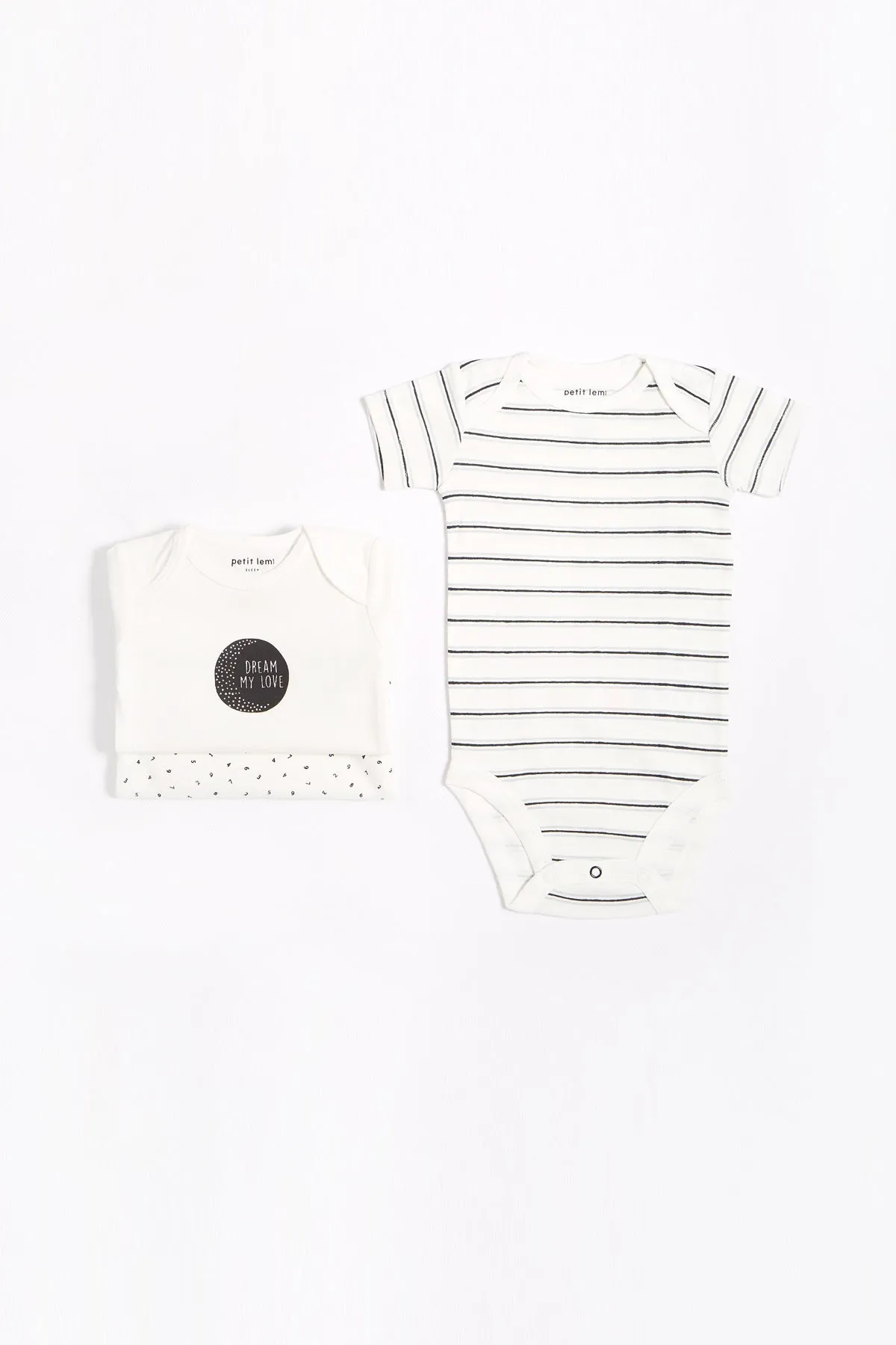 Baby Onesie Petit Lem 3-Pack  - Counting Sheep