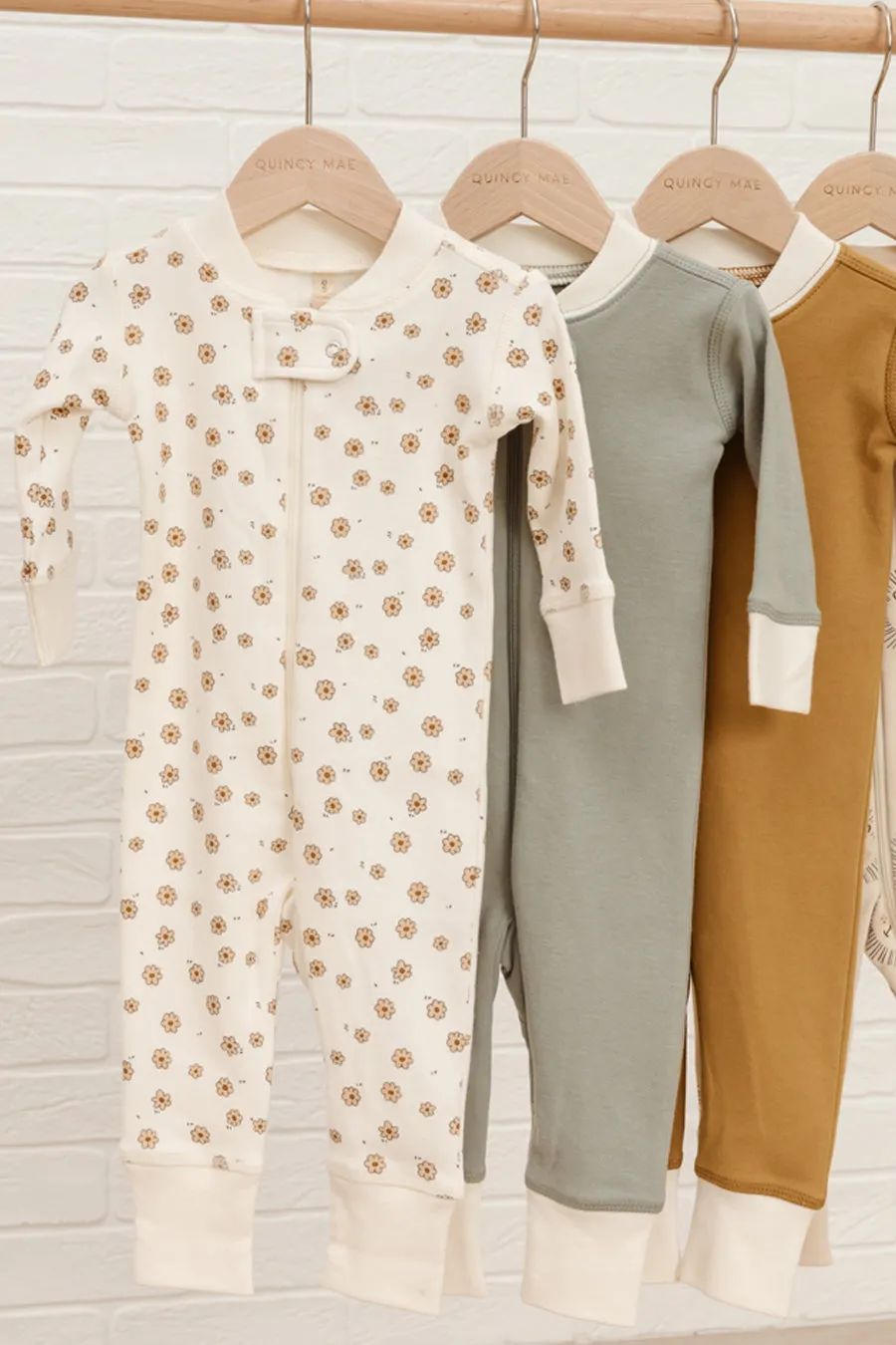 Baby Onesie Quincy Mae Daisy Confetti