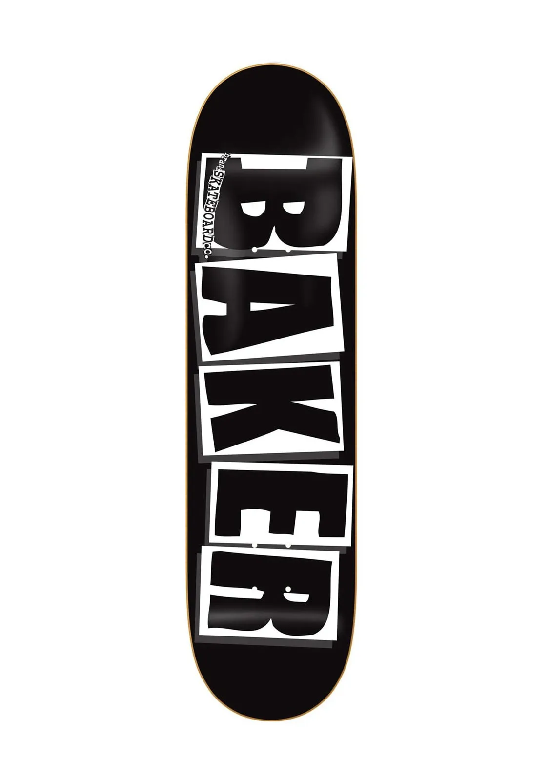 BAKER Brand Logo Blk / Wht 8.125