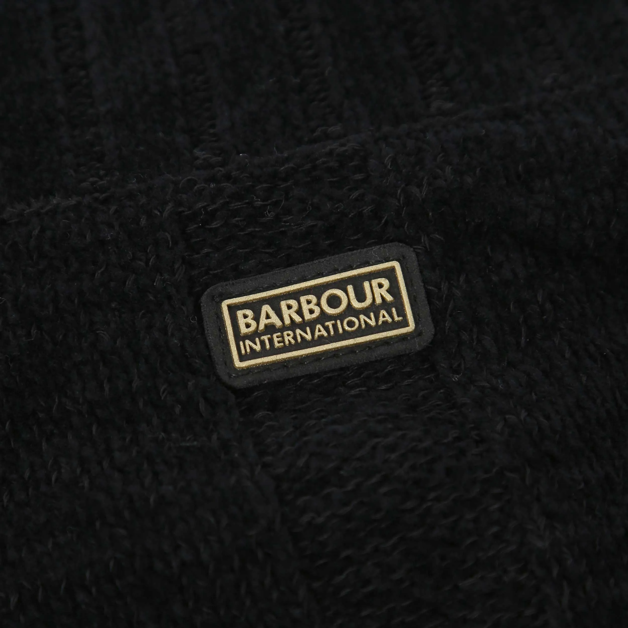 Barbour Milla Knitted Ladies Knitwear in Black