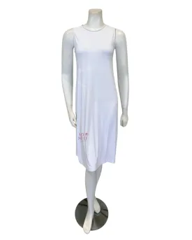 BBWST White Sleeveless Slip Dress / Tall Length