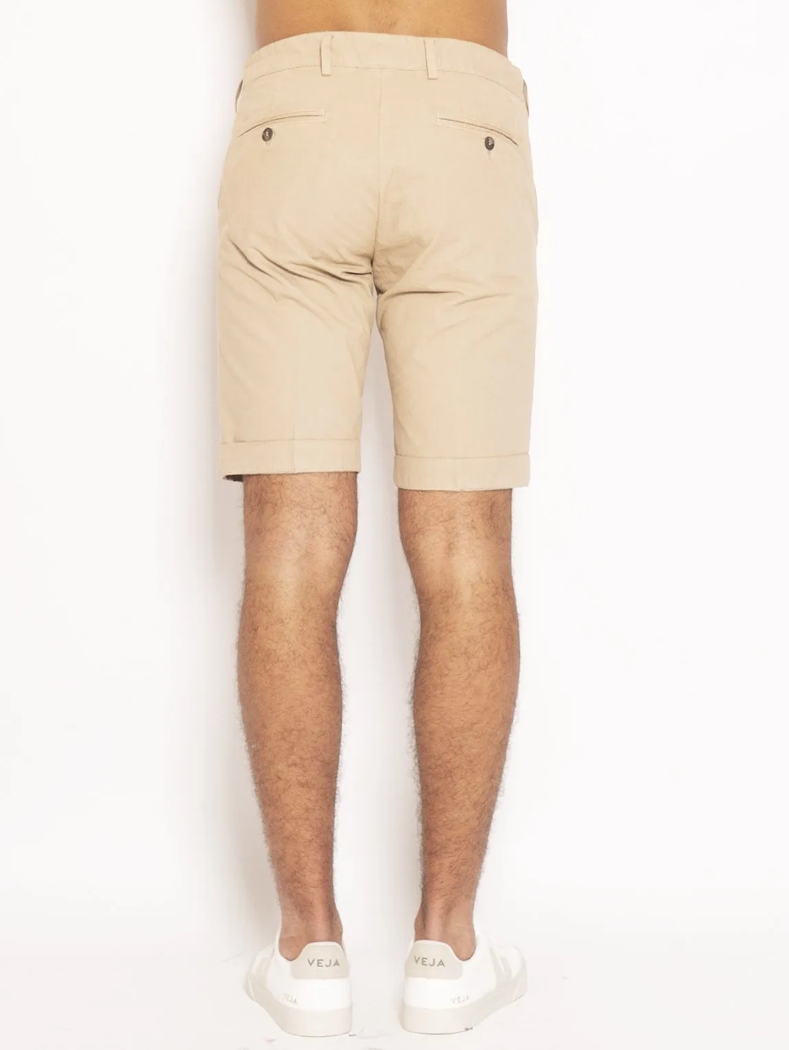 Bermuda Taglio Chinos Beige