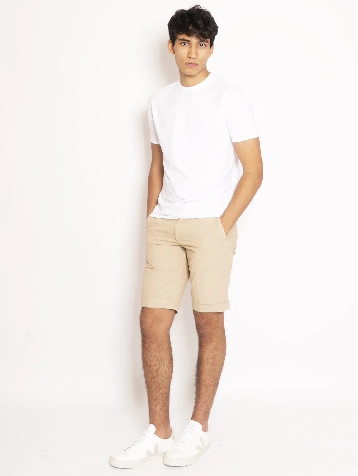 Bermuda Taglio Chinos Beige