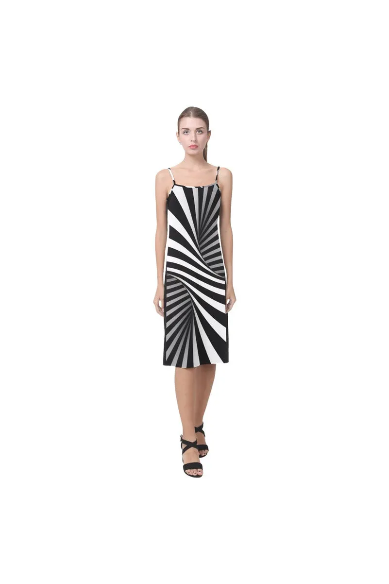 Black & White Illusion Alcestis Slip Dress (Model D05)