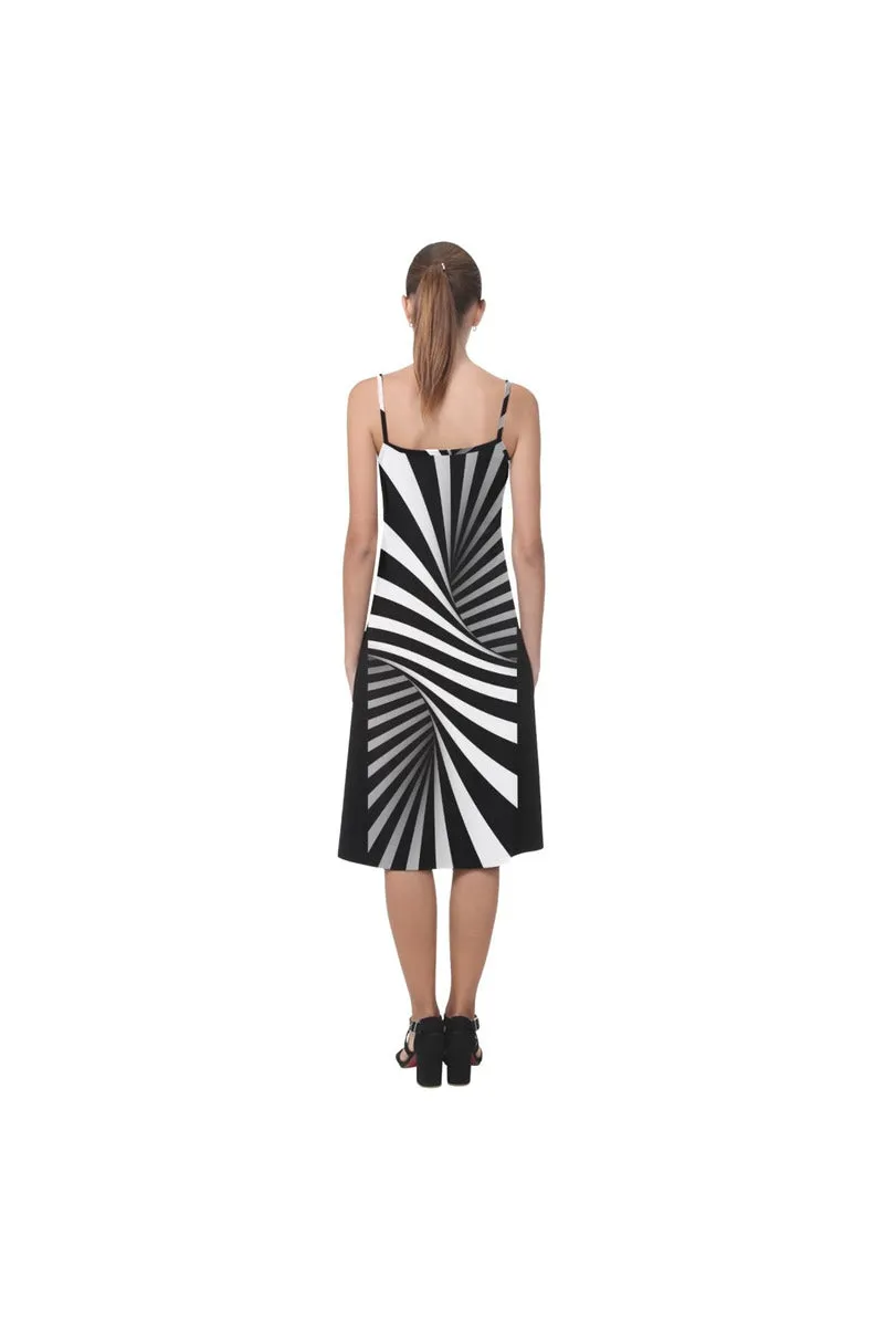 Black & White Illusion Alcestis Slip Dress (Model D05)