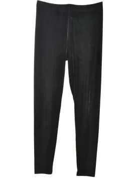 Black Velvet Trousers - W30 L29