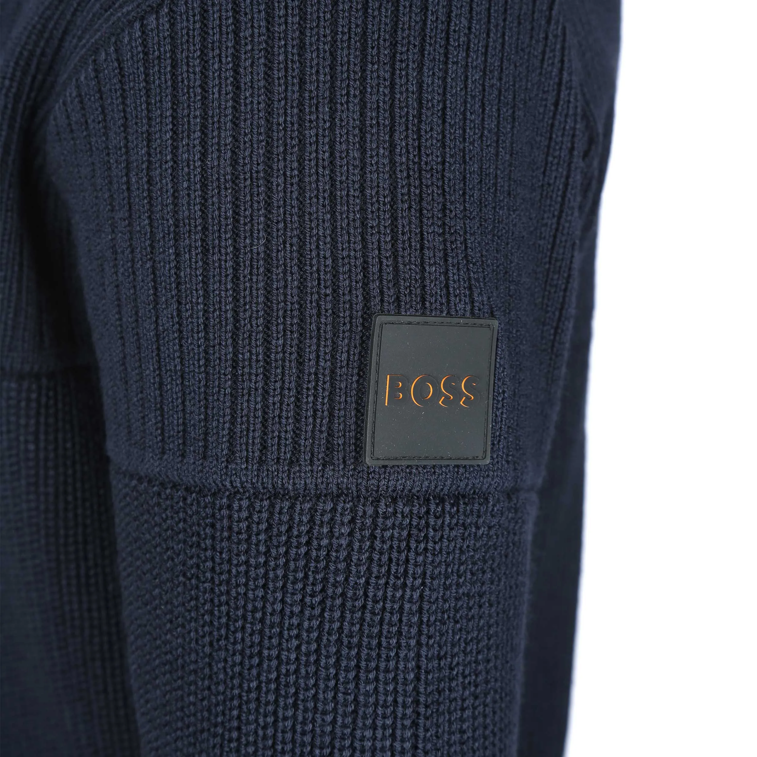 BOSS Atondo Knitwear in Navy