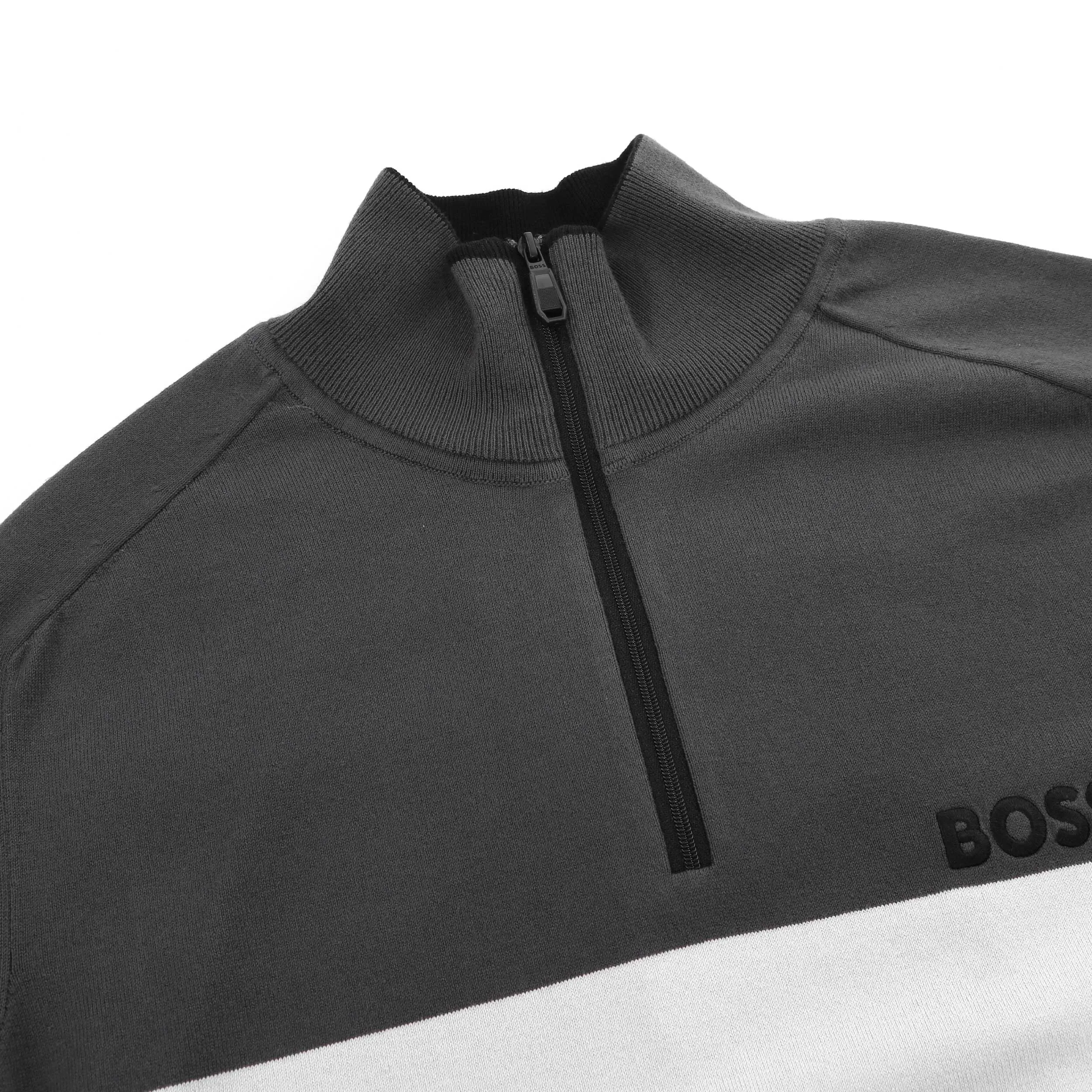 BOSS K Hydro X 1 Knitwear in Light Grey