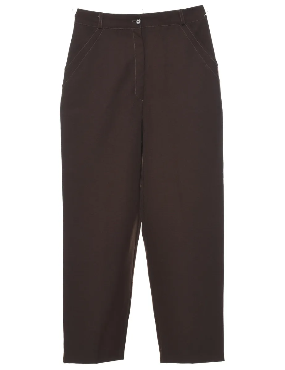 Brown Trousers - W30 L28