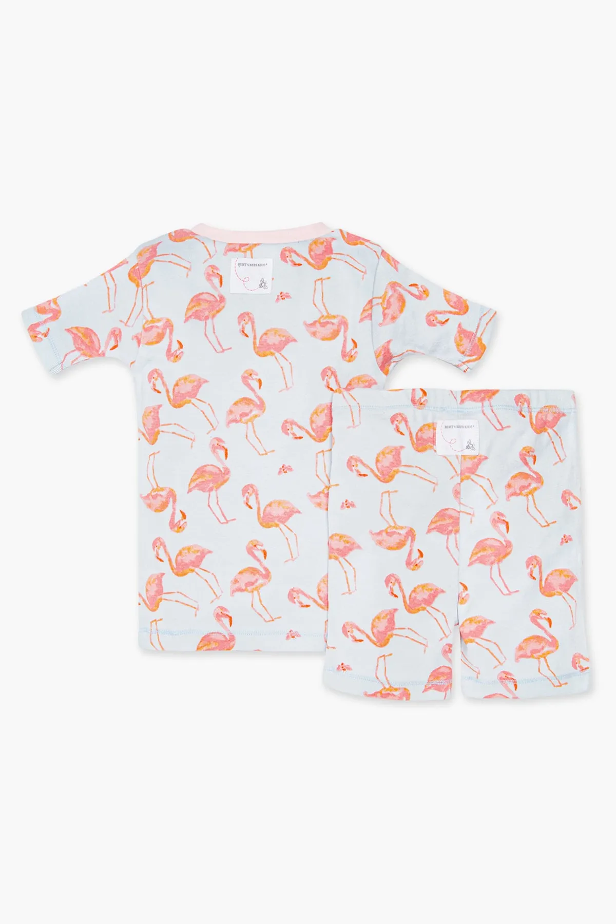 Burt's Bees Fancy Flamingo Girls Pajama Set