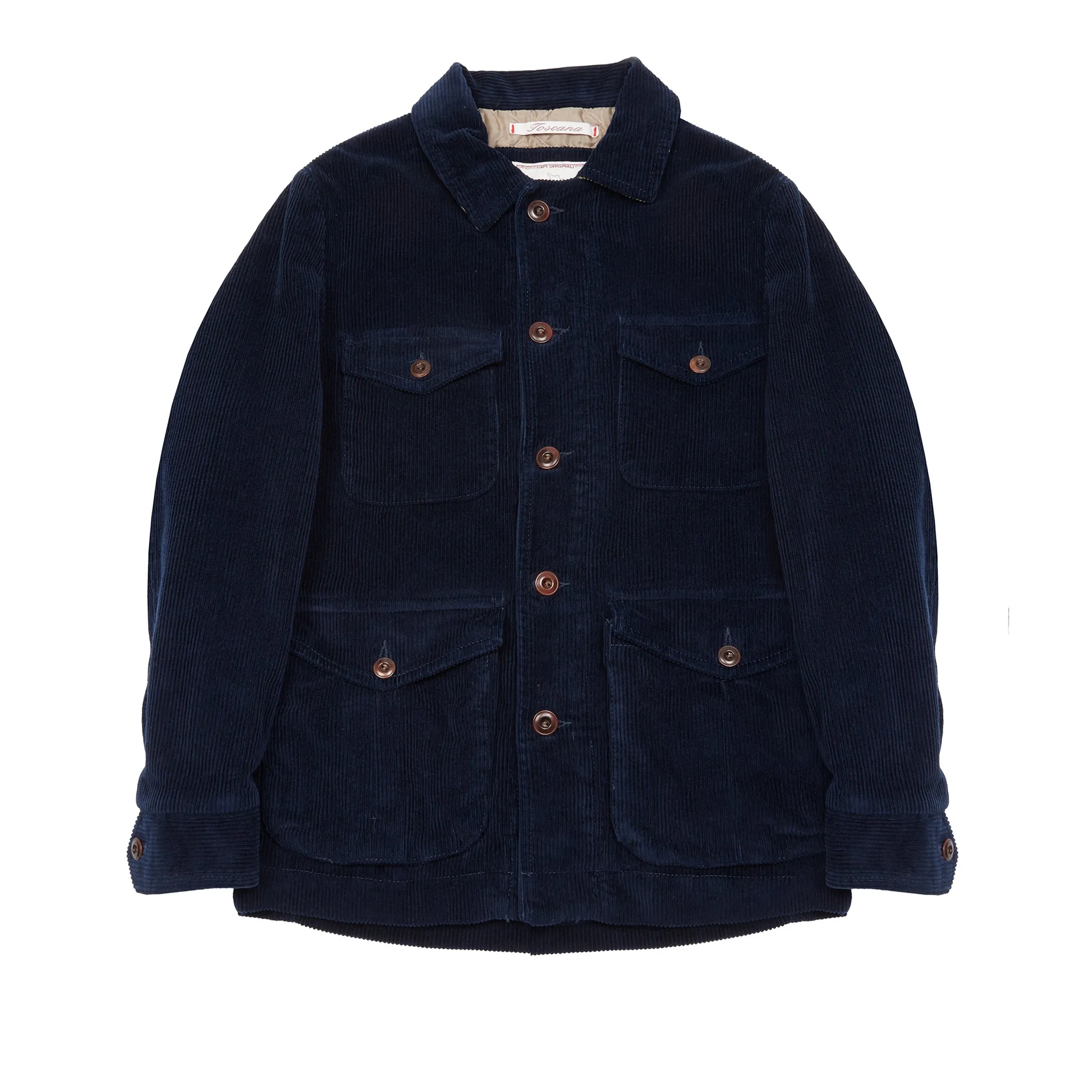 Capalbio Corduroy Field Jacket in Blue