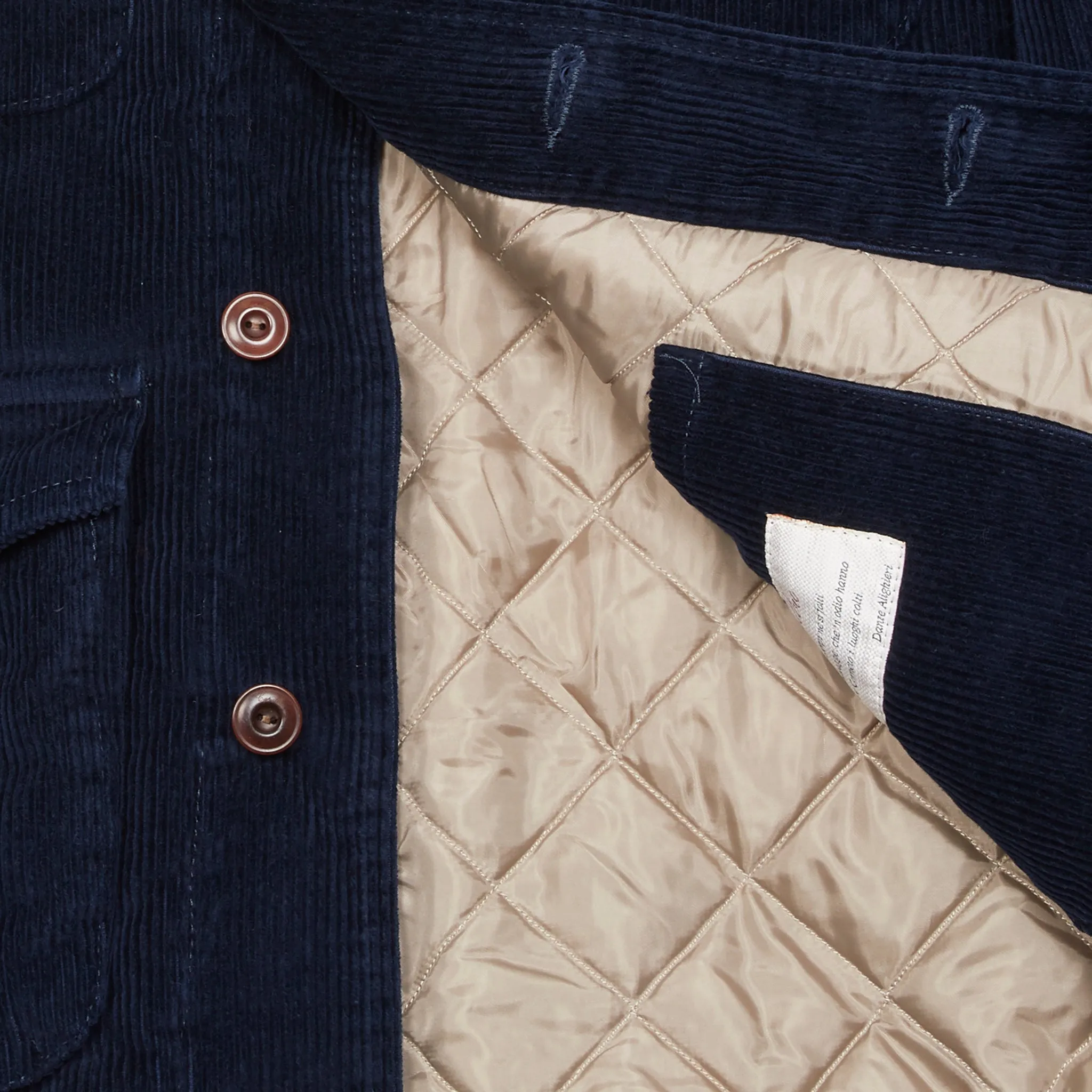 Capalbio Corduroy Field Jacket in Blue