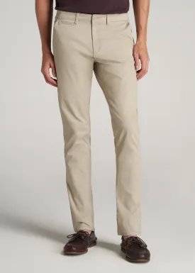 Carman TAPERED Chinos in Desert Khaki - Pants for Tall Men