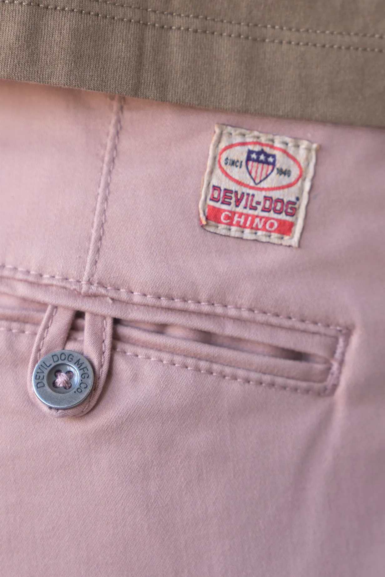 Chino Short 7" - Dusty Mauve