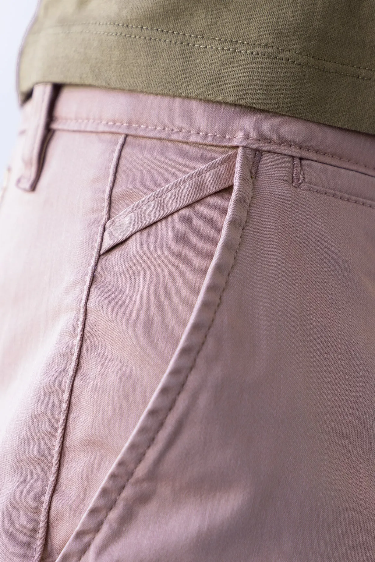 Chino Short 7" - Dusty Mauve