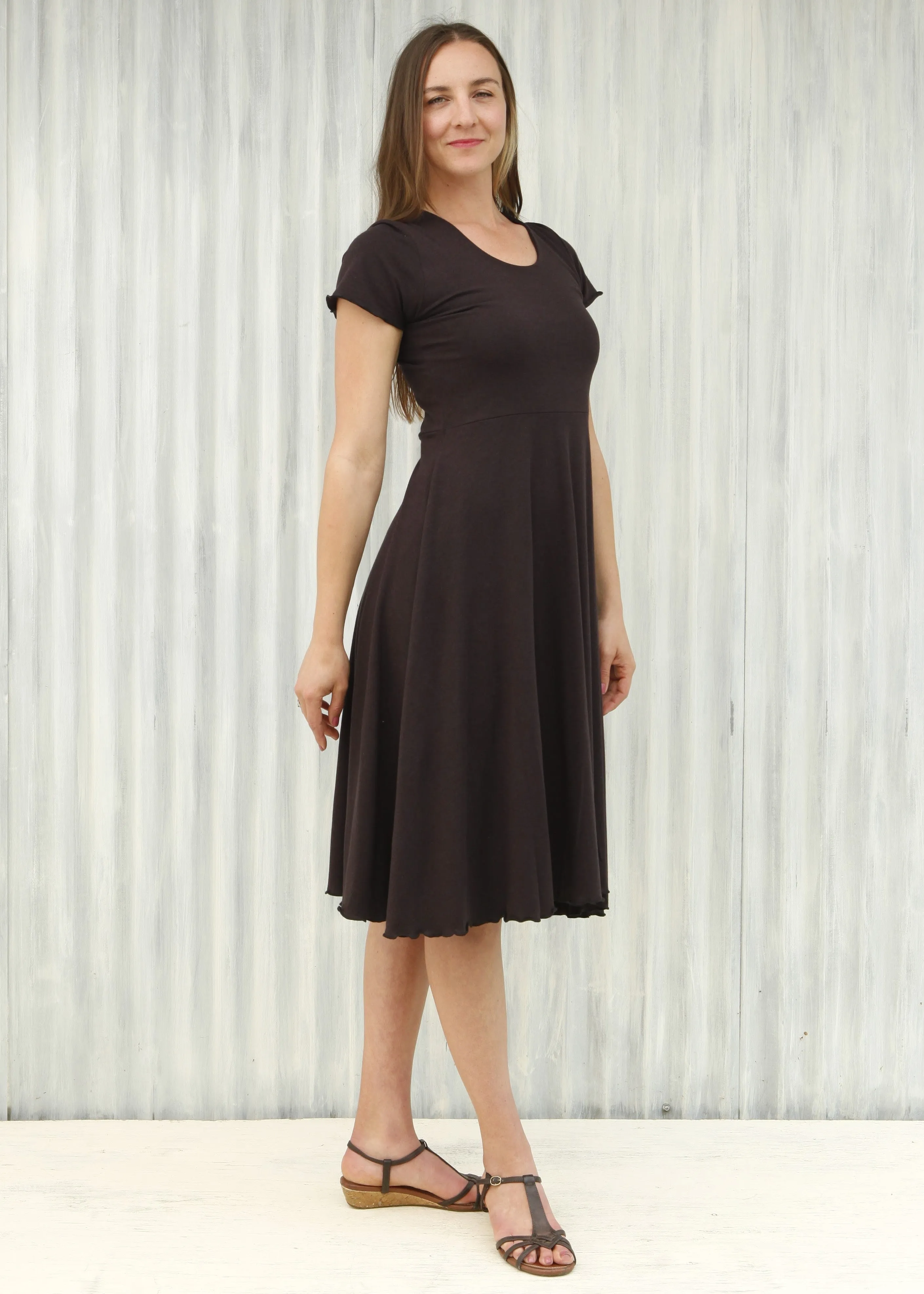 Coffee Charlotte Dress