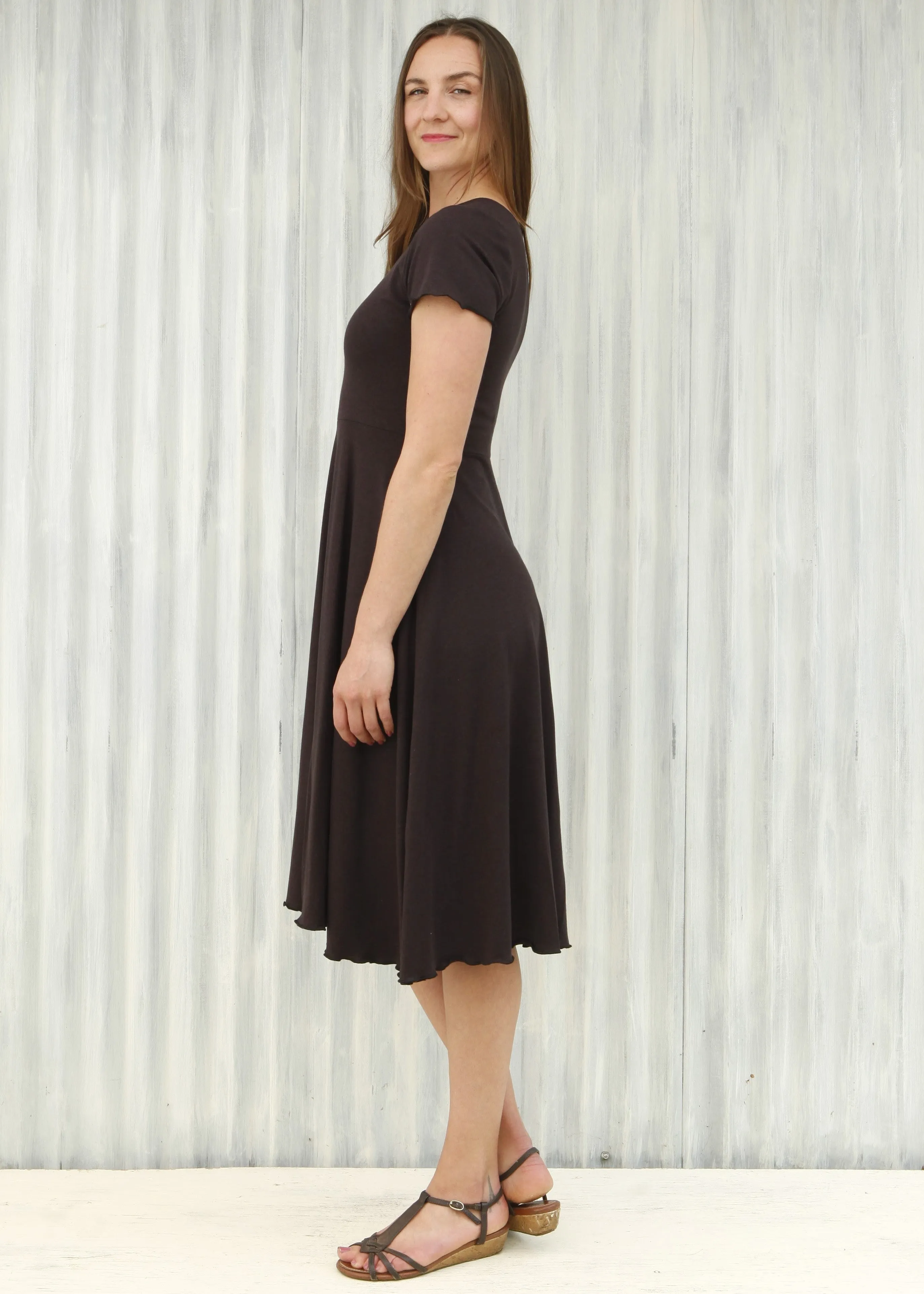 Coffee Charlotte Dress