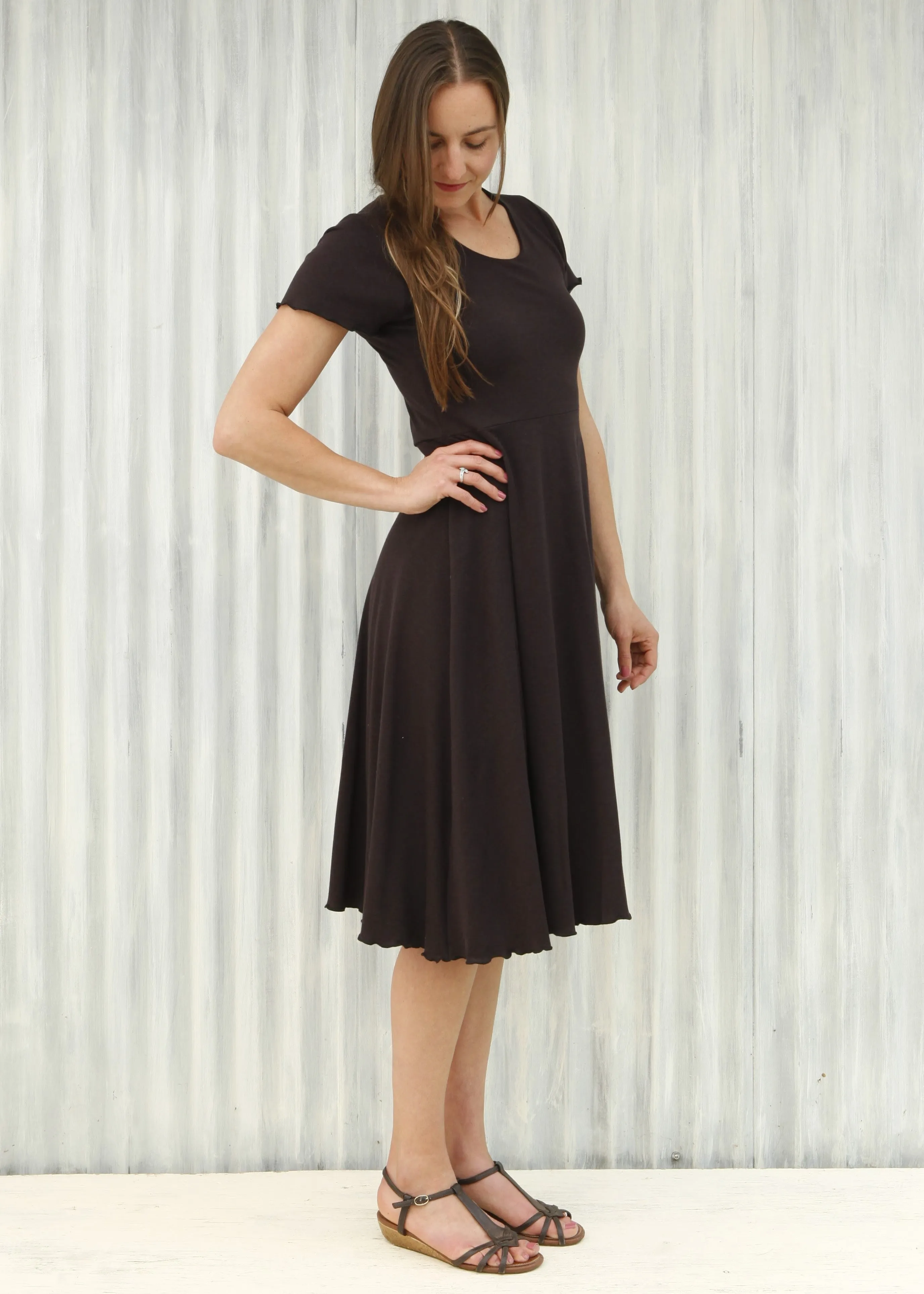 Coffee Charlotte Dress