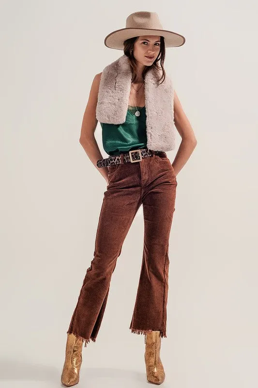 Corduroy Flare Pants