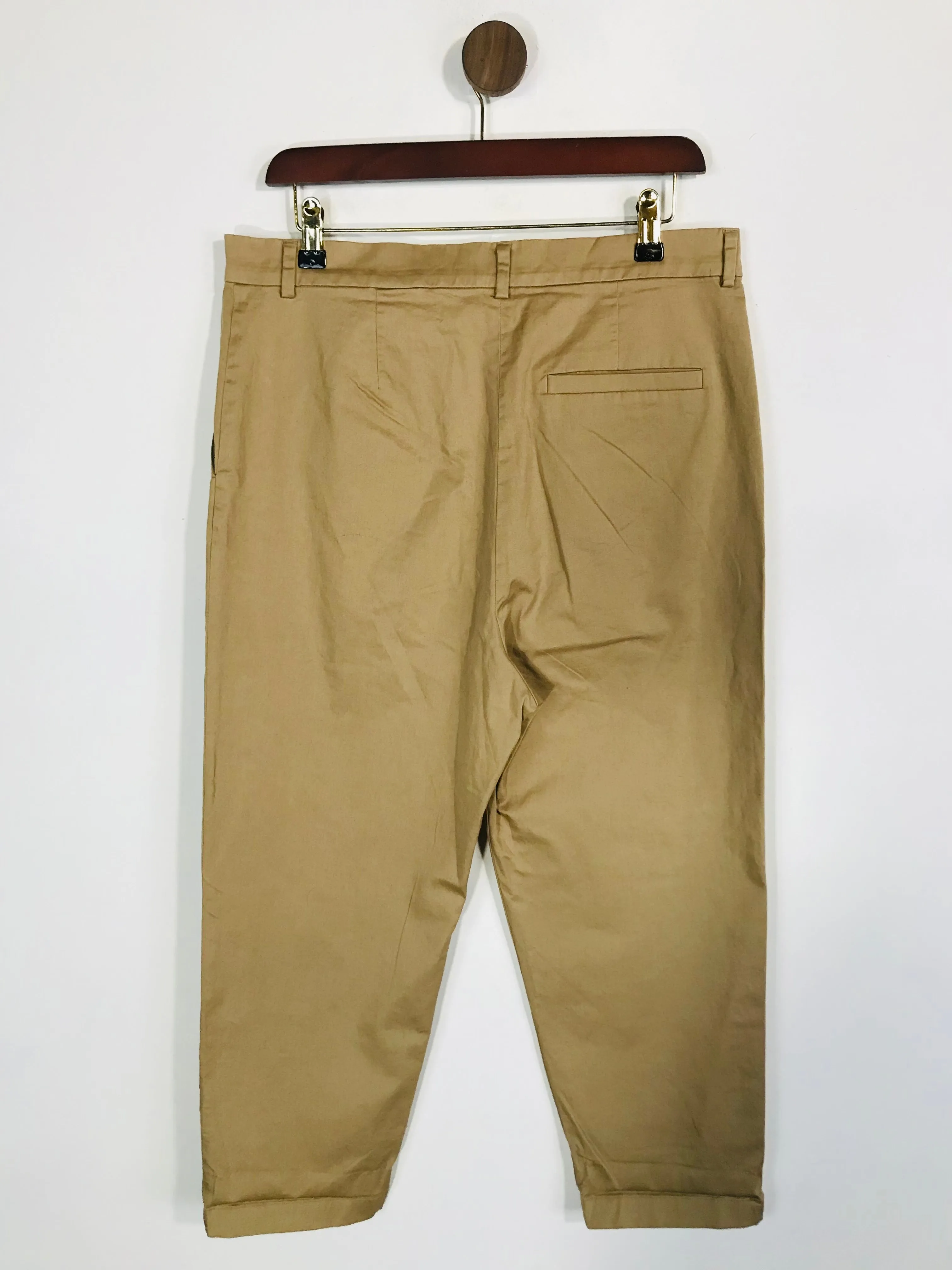 COS Women's Crop Chinos Trousers | EU38 UK10 | Beige