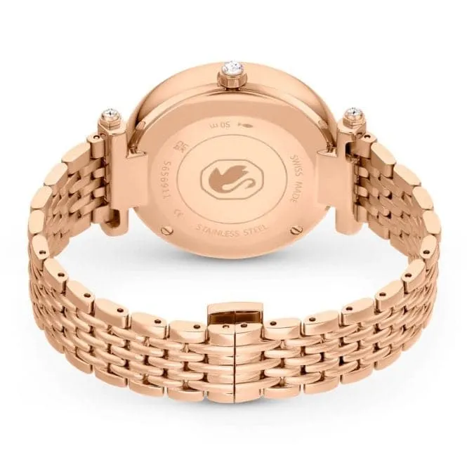 Crystalline Wonder Swiss Made Metal Bracelet Rose gold-tone finish Watch 5656911