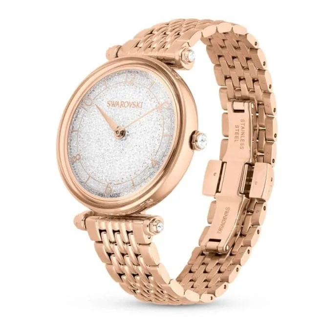 Crystalline Wonder Swiss Made Metal Bracelet Rose gold-tone finish Watch 5656911