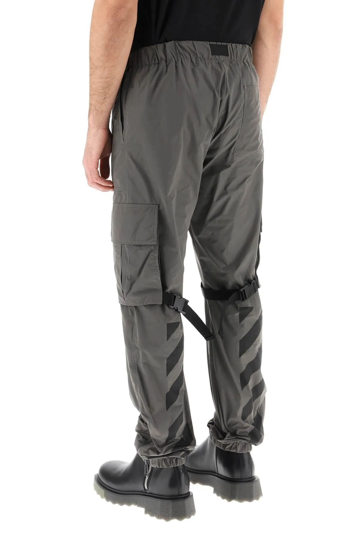 diag techno cargo pants