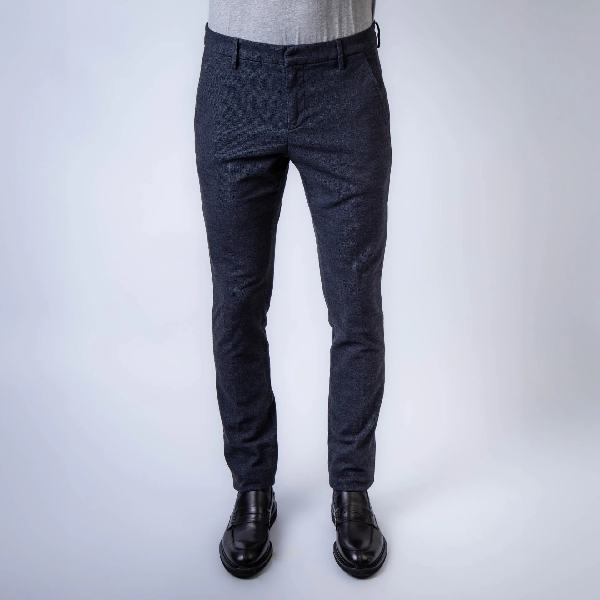 DONDUP TROUSERS UP235 AS0094 PTD 853 BLUE