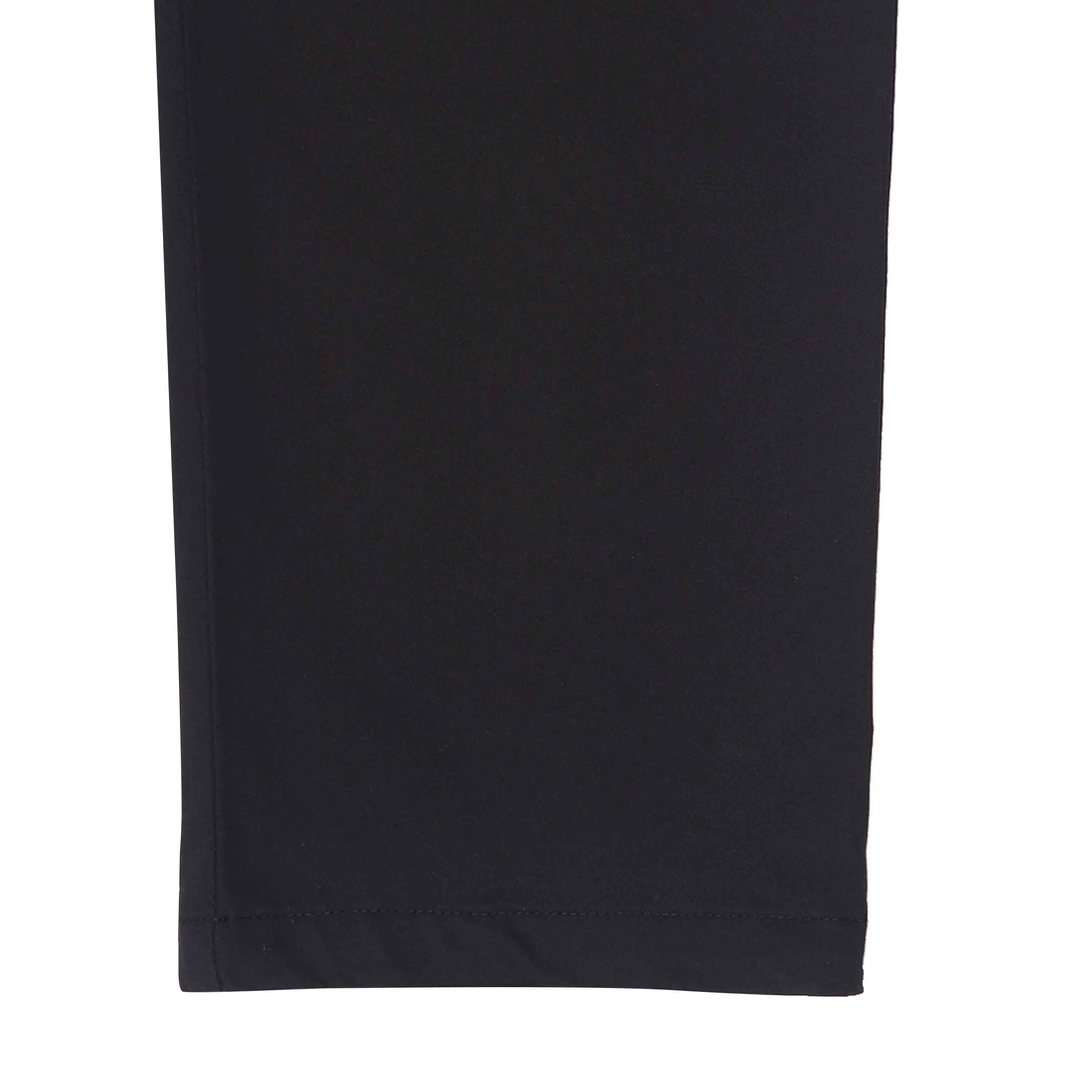 Essential Pleated Black Fine Twill Pant