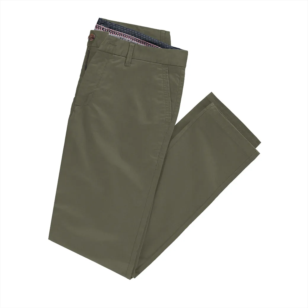 Feel Good Camo Olive Chinos