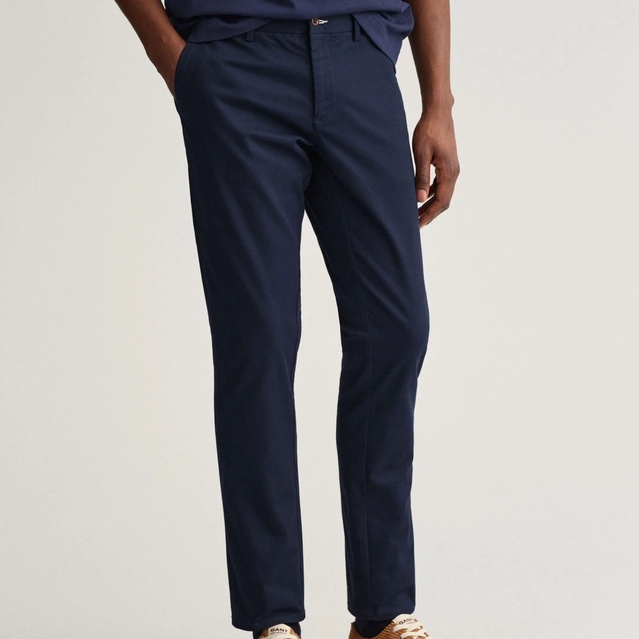 GANT Hallden Slim Fit Tech Prep™ Chinos Marine