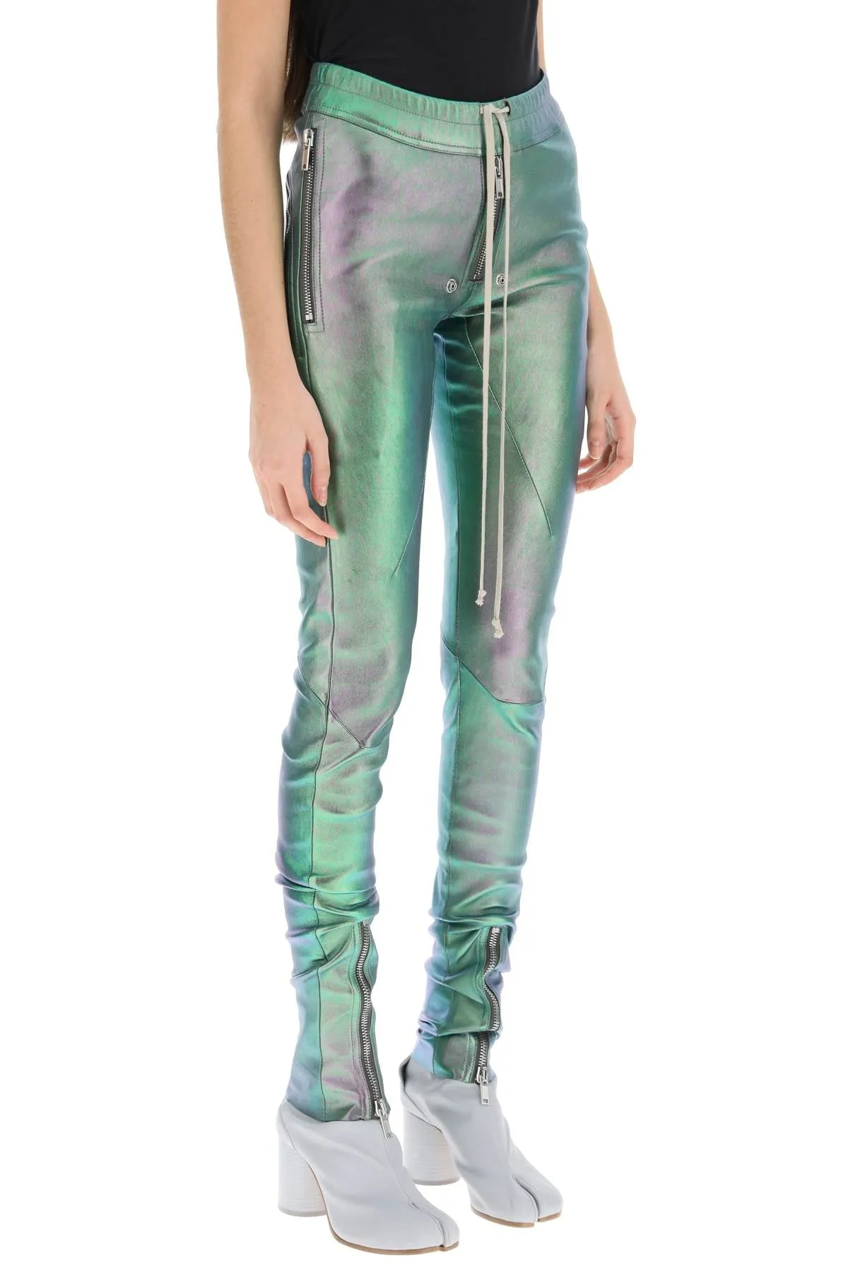 'gary' iridescent leather pants