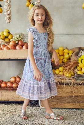 Girls Dress Nellystella Elina - Paisley Flower (Size 3 left)