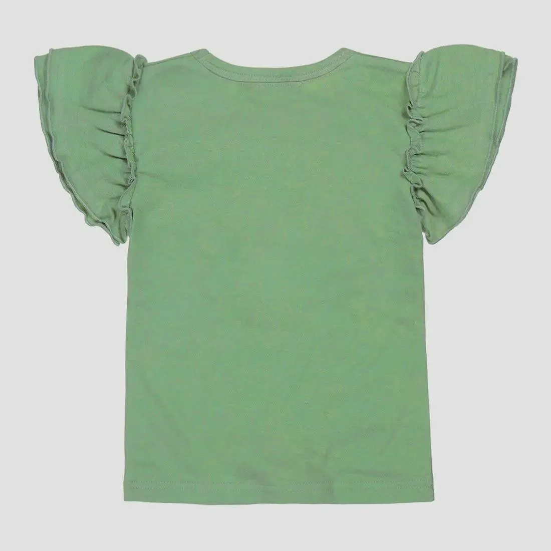 Girls T-shirt Green | Dirkje