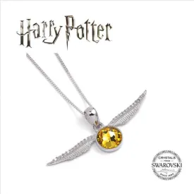 Golden Snitch Embellished with Swarovski® Crystals Necklace