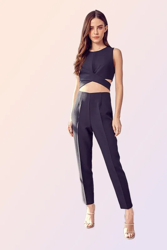 GRANADA HIGH WAISTED SLIM PANTS