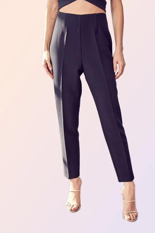 GRANADA HIGH WAISTED SLIM PANTS