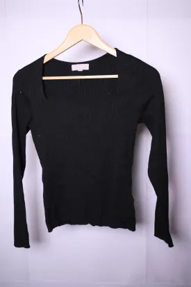 H&M Black Winter Blouse