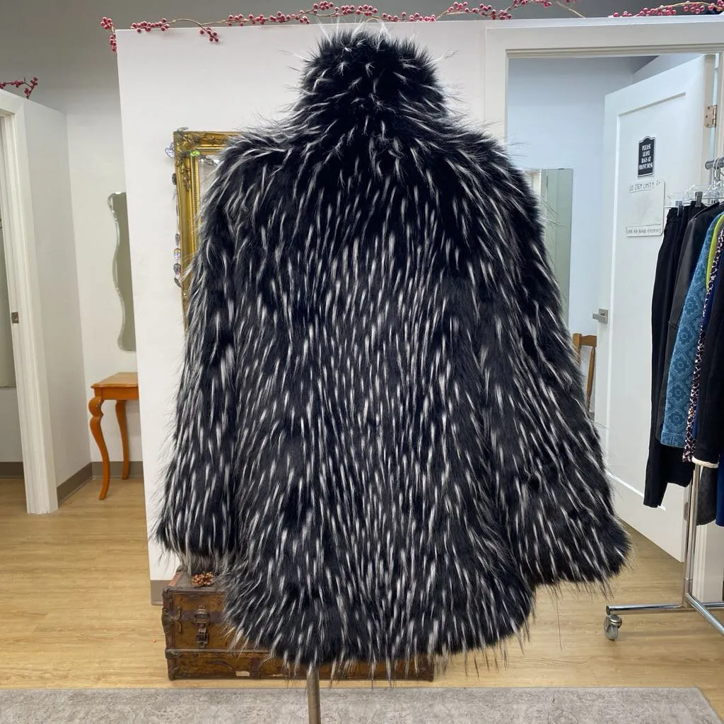 H&M faux fur coat 10