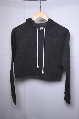 H&M Grey Crop Hoodie (XS)