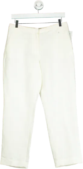 H&M White Trousers UK 10