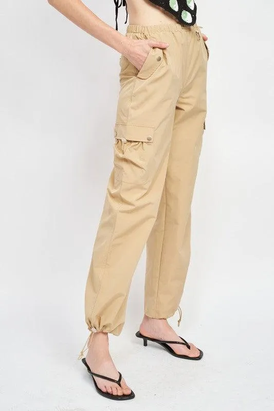 High Rise Cargo Pants