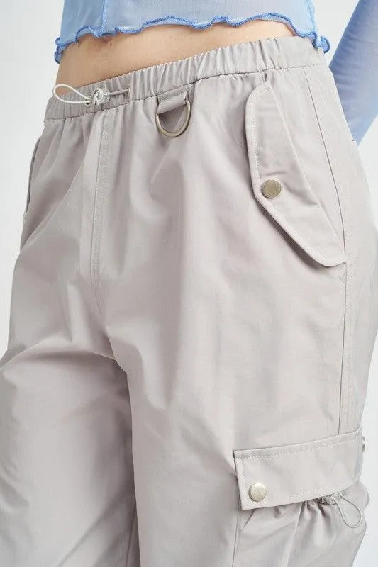 High Rise Cargo Pants