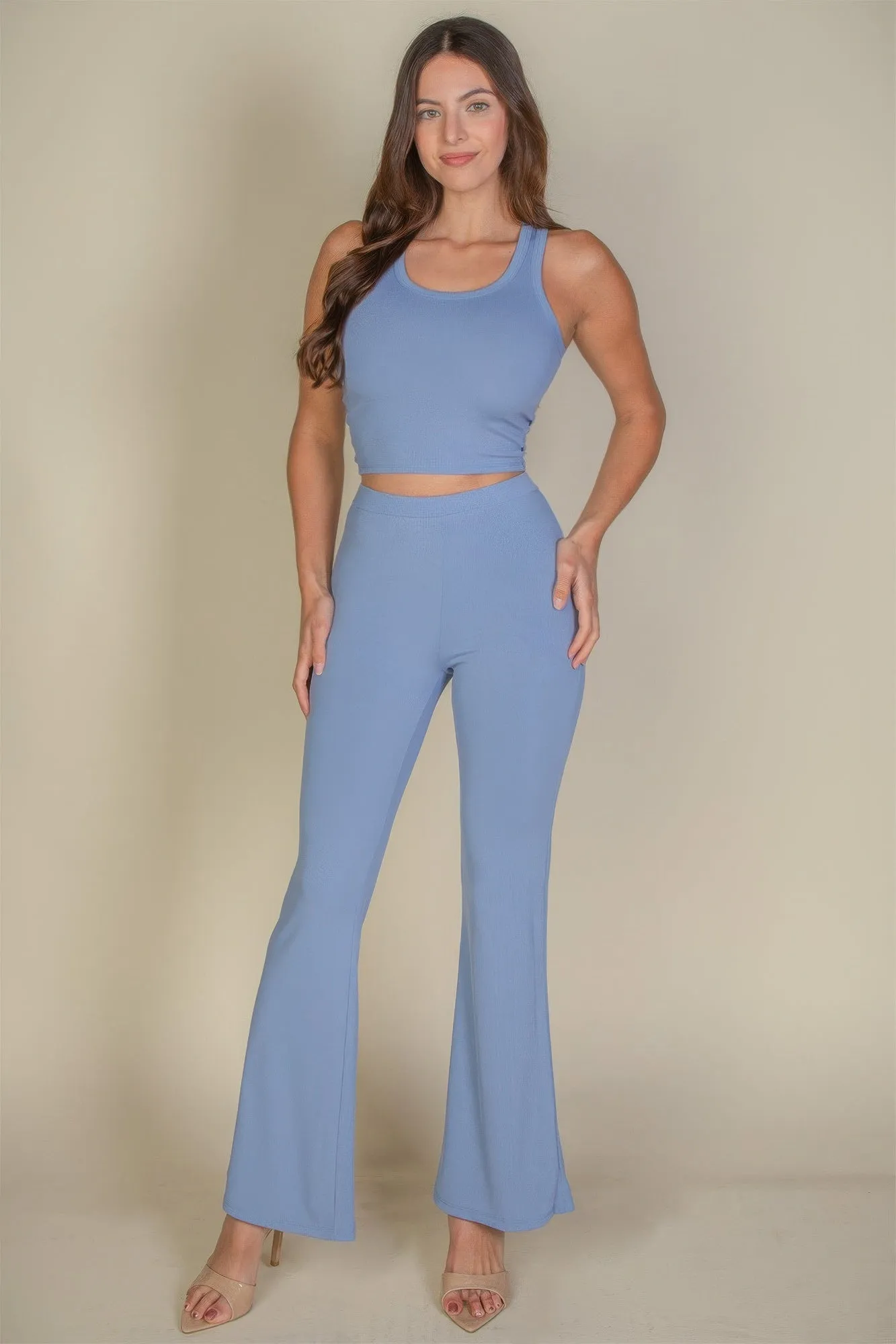 High Waisted Flare Pants