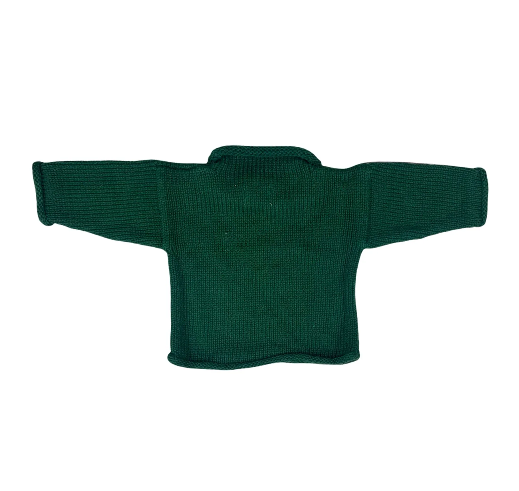 Hunter Green Santa Roll Neck Sweater