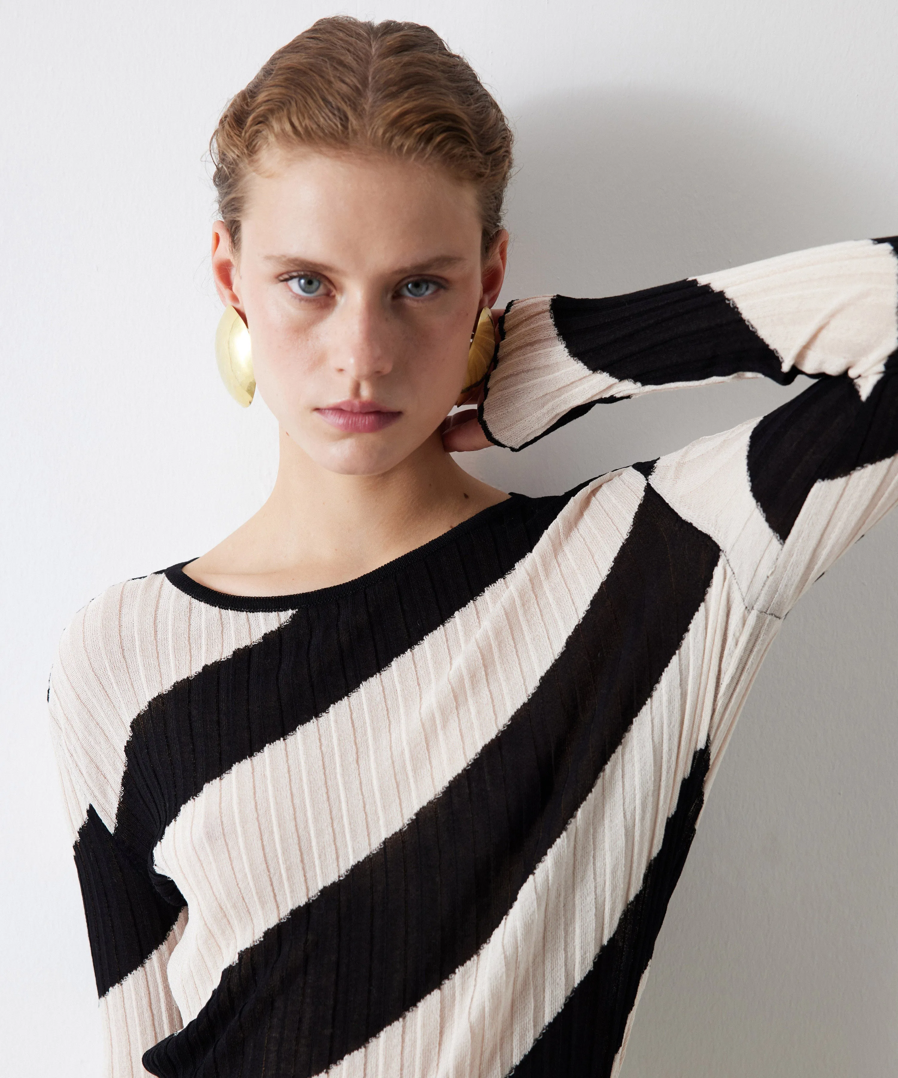 Ipekyol Colorblock Knitwear Ecru